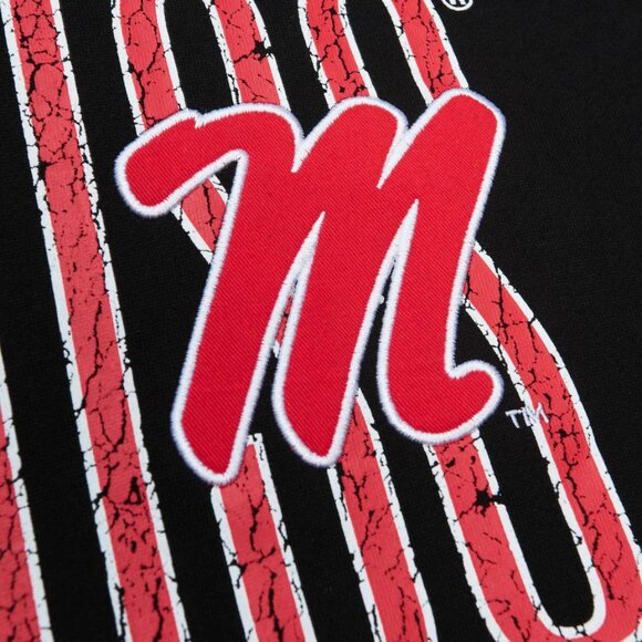 Mitchell & Ness Ole Miss Rebels Team OG Fleece Hoodie NWT Small - Picture 5 of 7